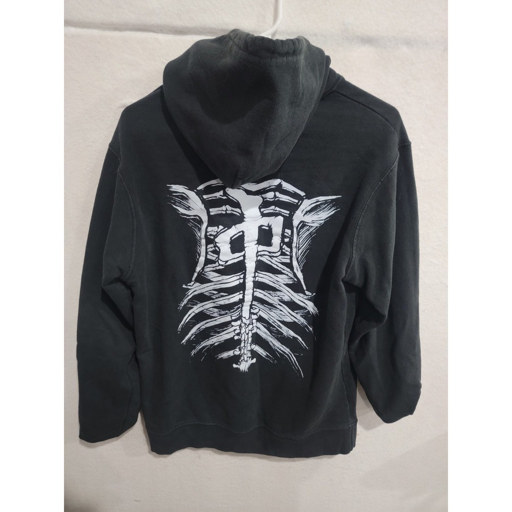 RDS Red Dragon Skeleton Hoodie Back‎ Bone Made in Canada Mens Medium VINTAGE